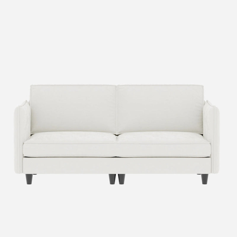 Canapé deux places de 74,27 po au design moderne du milieu du siècle