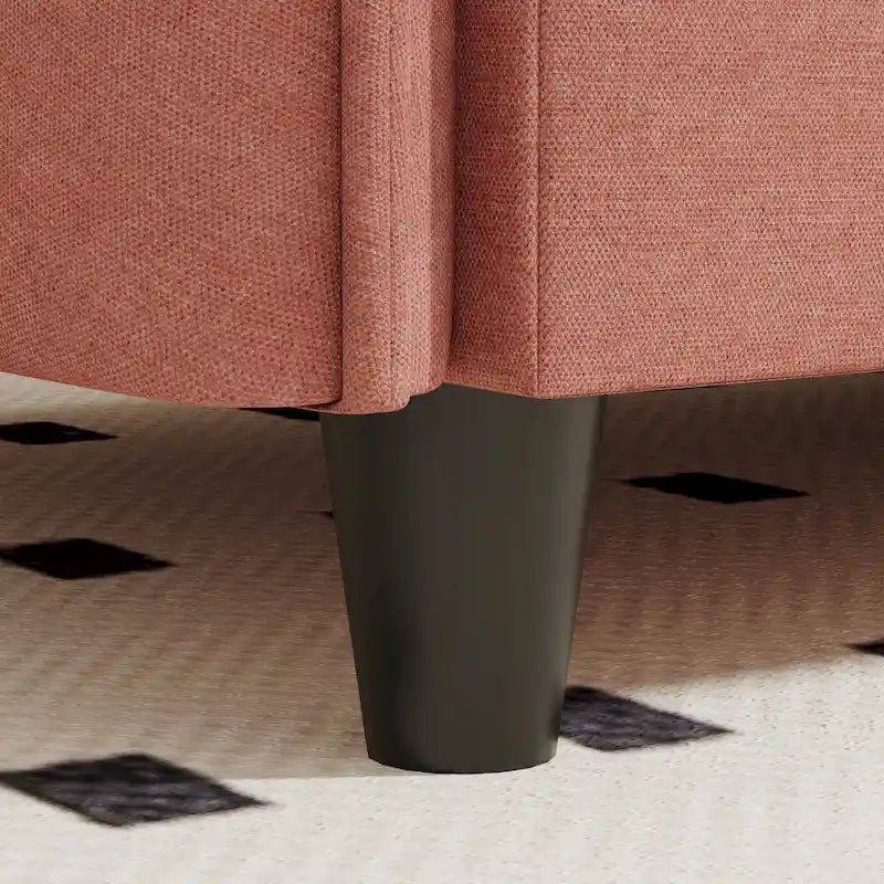 Canapé deux places de 74,27 po au design moderne du milieu du siècle