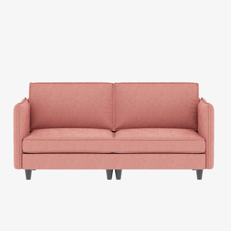 Canapé deux places de 74,27 po au design moderne du milieu du siècle