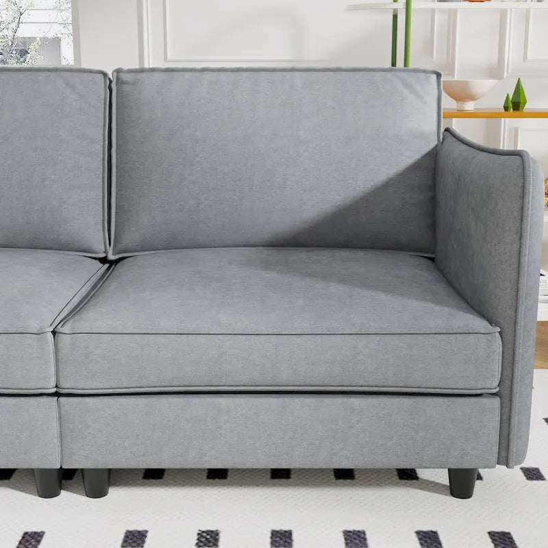 Canapé deux places de 74,27 po au design moderne du milieu du siècle