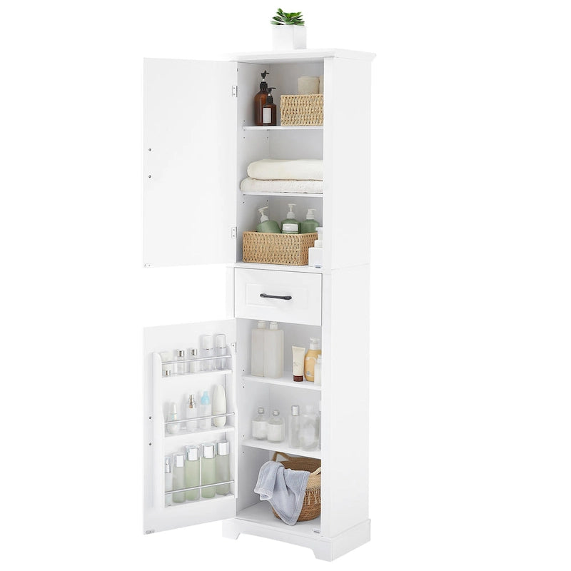 Meuble de rangement haut de salle de bain, Meuble de rangement sur pied