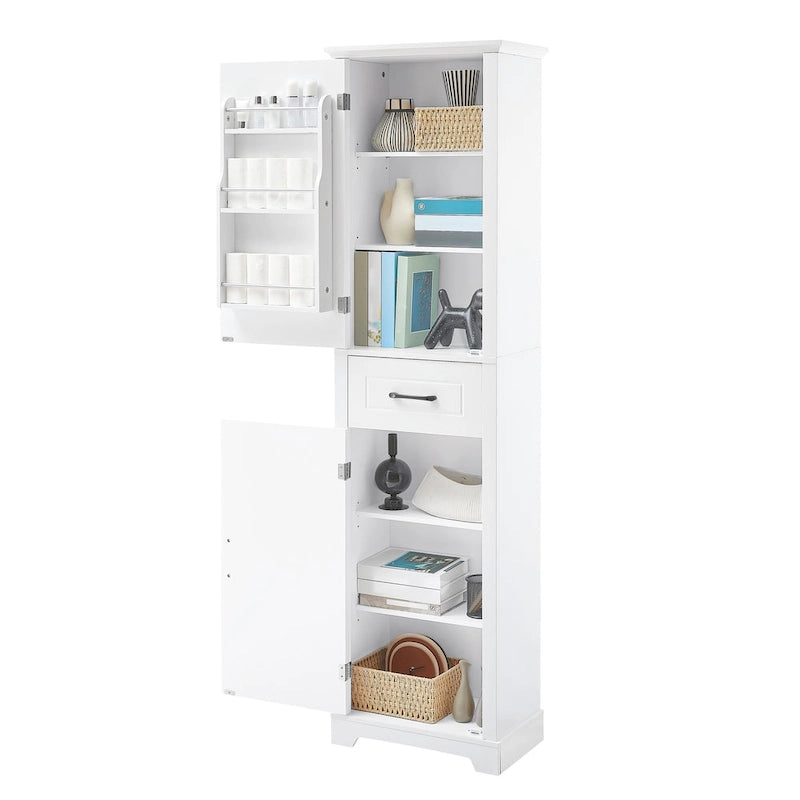 Meuble de rangement haut de salle de bain, Meuble de rangement sur pied