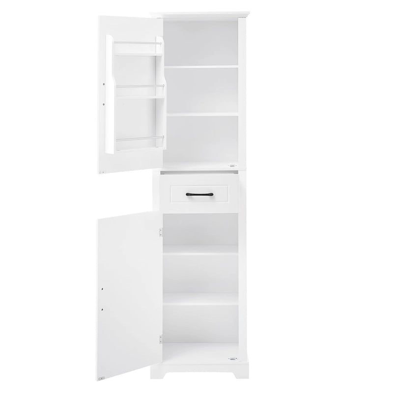 Meuble de rangement haut de salle de bain, Meuble de rangement sur pied