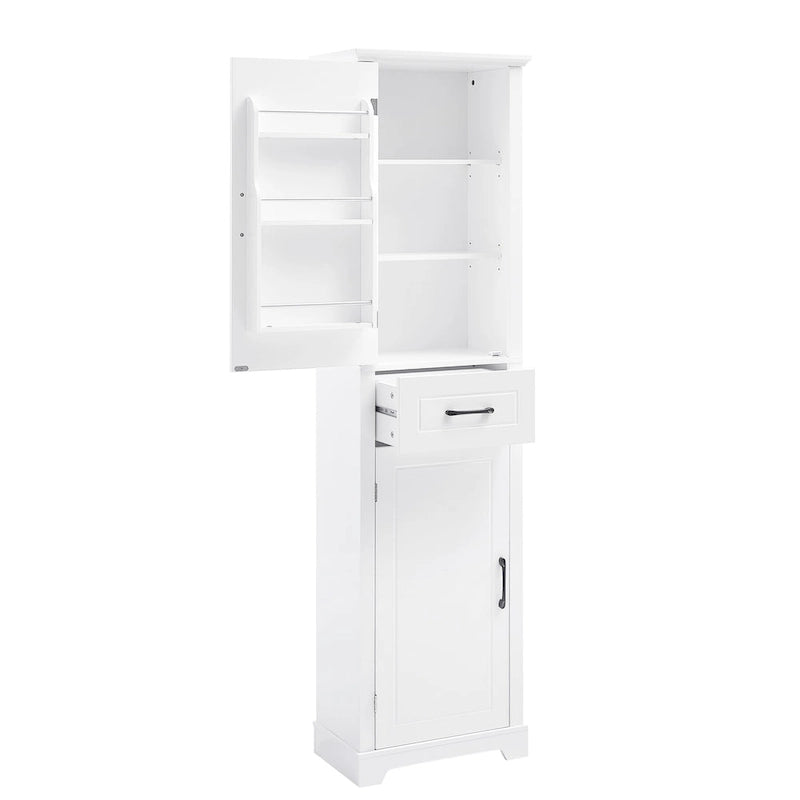 Meuble de rangement haut de salle de bain, Meuble de rangement sur pied