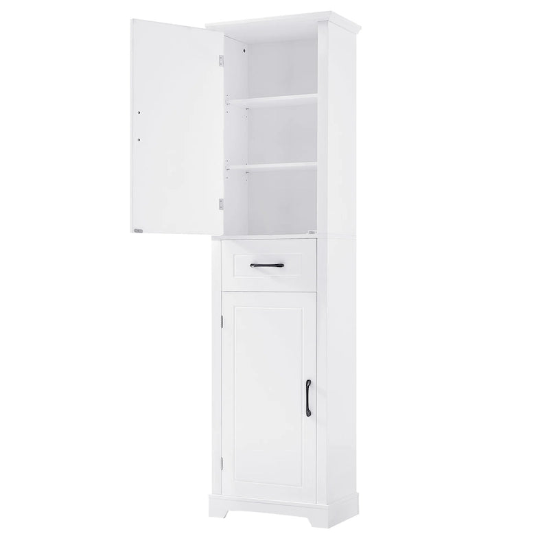 Meuble de rangement haut de salle de bain, Meuble de rangement sur pied