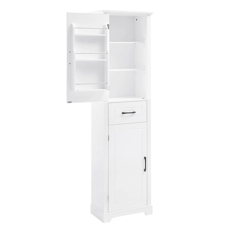 Meuble de rangement haut de salle de bain, Meuble de rangement sur pied