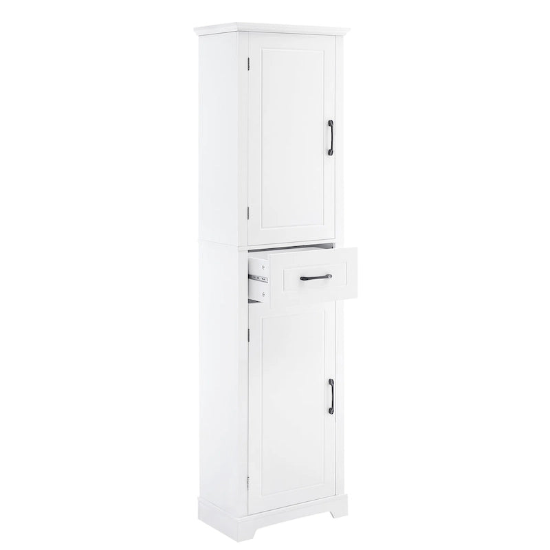 Meuble de rangement haut de salle de bain, Meuble de rangement sur pied