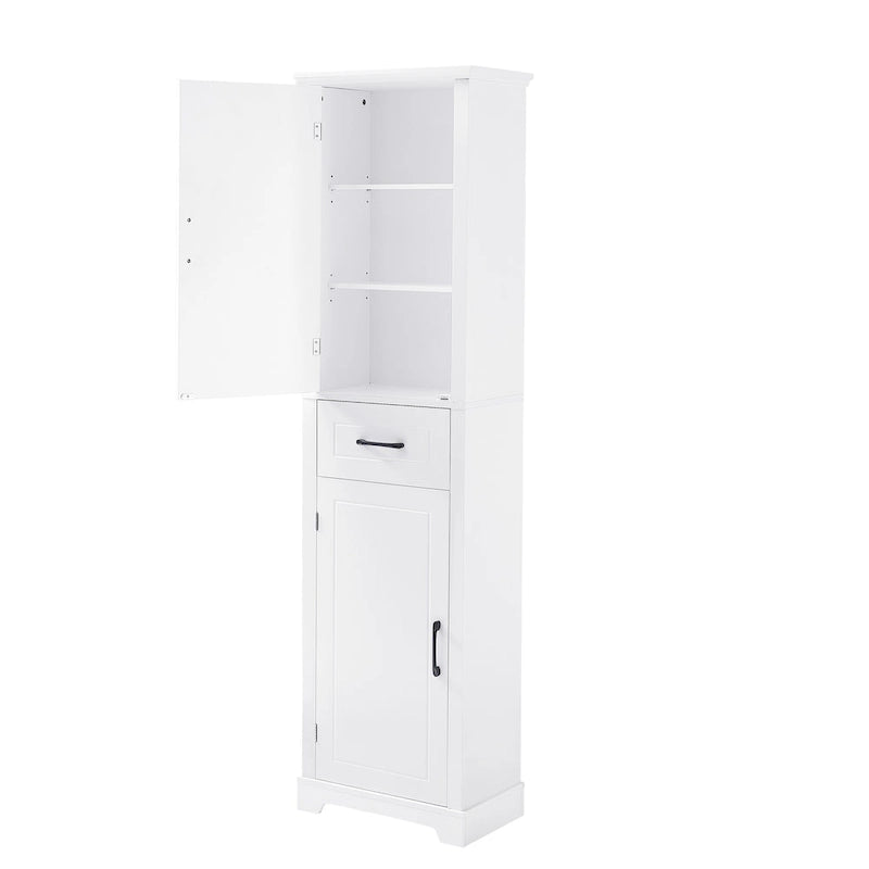 Meuble de rangement haut de salle de bain, Meuble de rangement sur pied