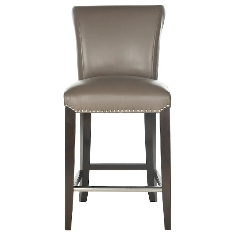 Tabouret de comptoir en similicuir noir 23 pouces - 18.7 l x 23 P x 36.4 H - 19Lx23Px36H