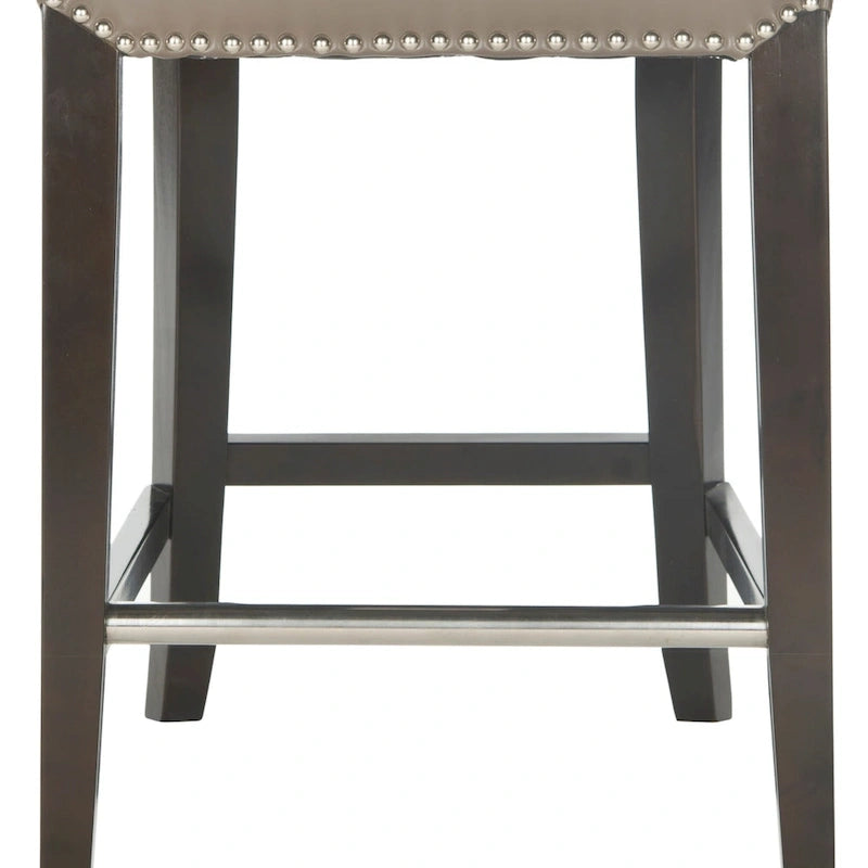 Tabouret de comptoir en similicuir noir 23 pouces - 18.7 l x 23 P x 36.4 H - 19Lx23Px36H