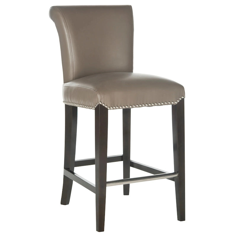 Tabouret de comptoir en similicuir noir 23 pouces - 18.7 l x 23 P x 36.4 H - 19Lx23Px36H