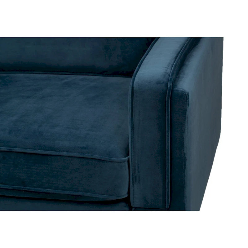 Fauteuil en velours vert avec pieds finition dorée