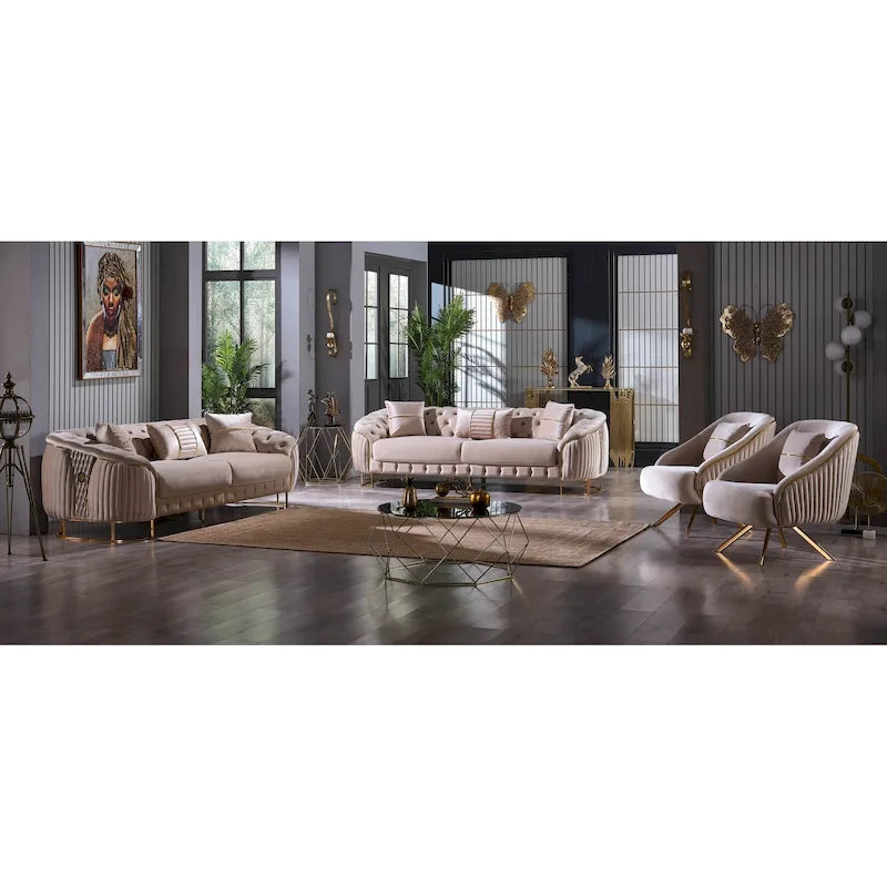 Chaise de salon moderne et confortable Lucca