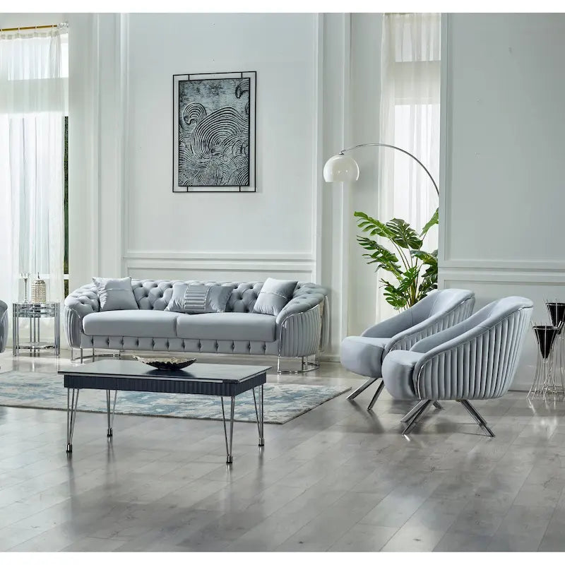 Chaise de salon moderne et confortable Lucca