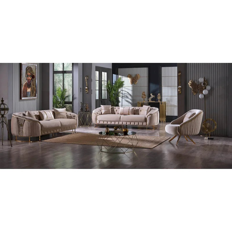 Chaise de salon moderne et confortable Lucca