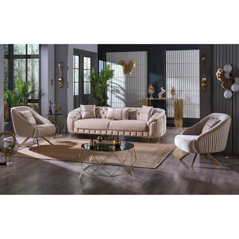 Chaise de salon moderne et confortable Lucca