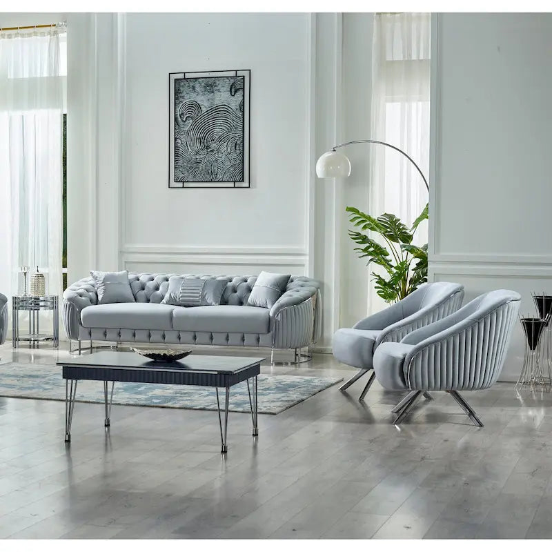 Chaise de salon moderne et confortable Lucca
