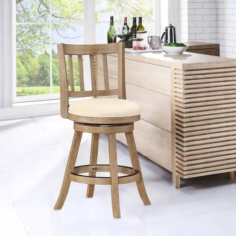Tabouret de comptoir pivotant Sheldon