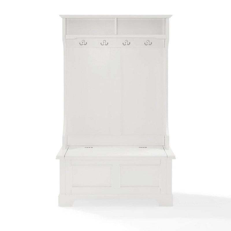 Porte-manteau Campbell Classic blanc en bois