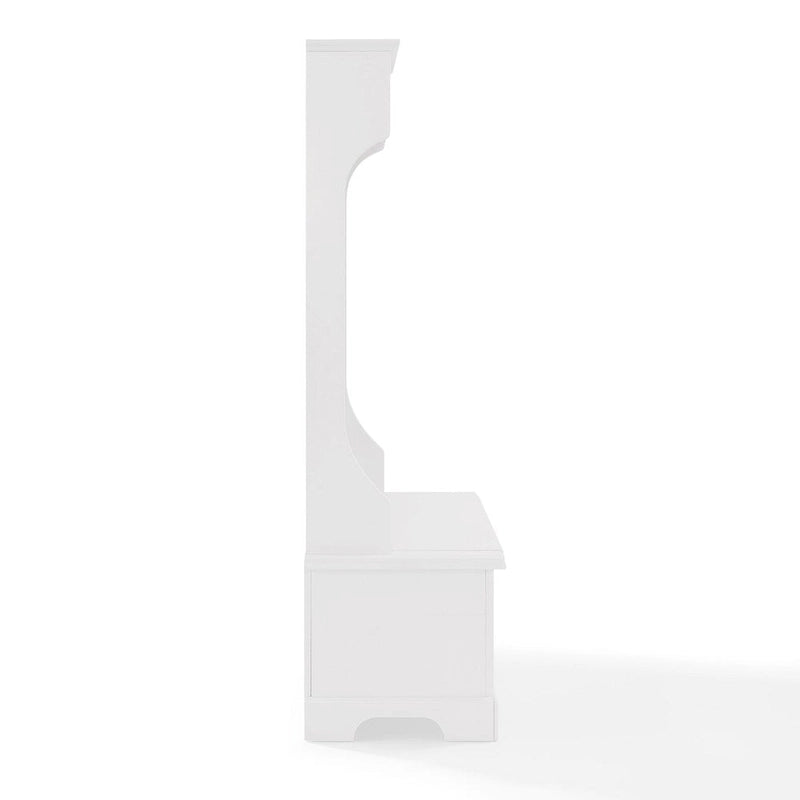 Porte-manteau Campbell Classic blanc en bois