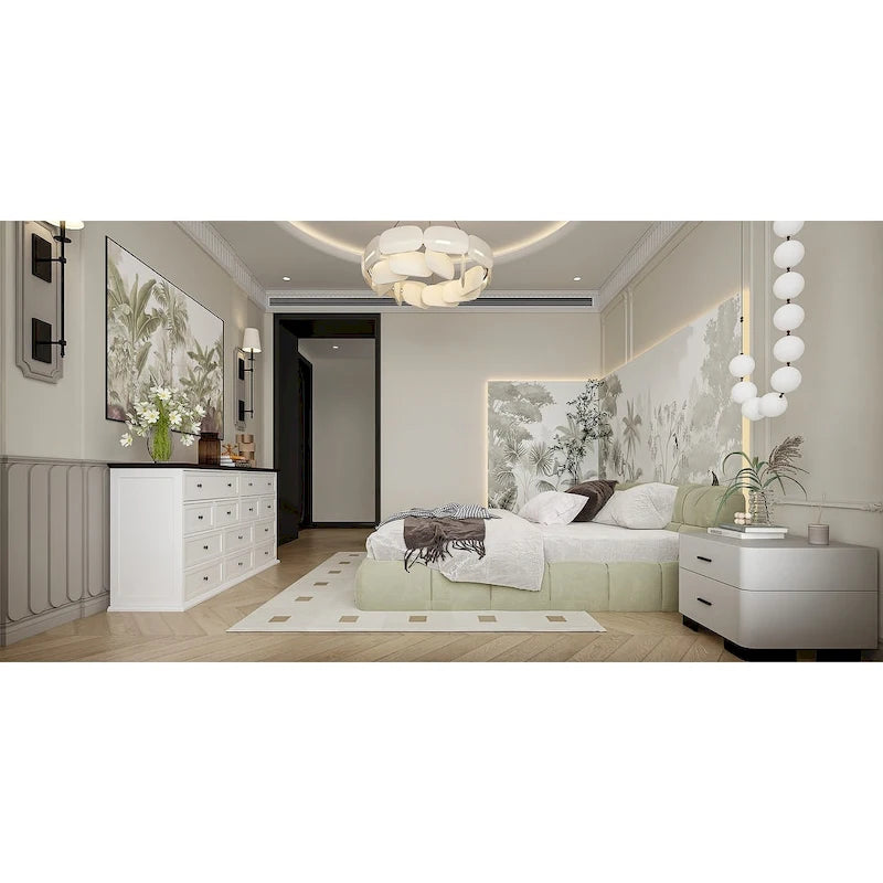 Commode Legant à 12 tiroirs pour un accent décoratif moderne