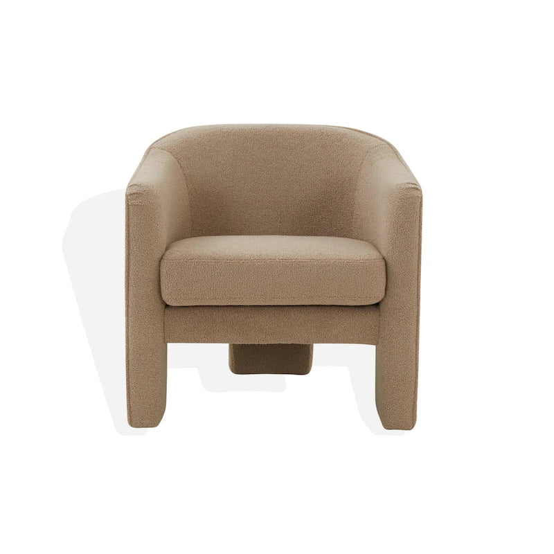 Fauteuil d'appoint en velours - 30 L x 28 P x 30 H - 30Lx28Px30H