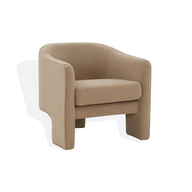Fauteuil d'appoint en velours - 30 L x 28 P x 30 H - 30Lx28Px30H