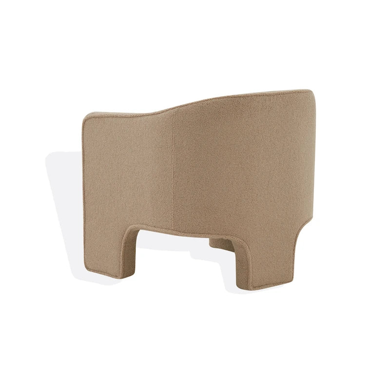 Fauteuil d'appoint en velours - 30 L x 28 P x 30 H - 30Lx28Px30H