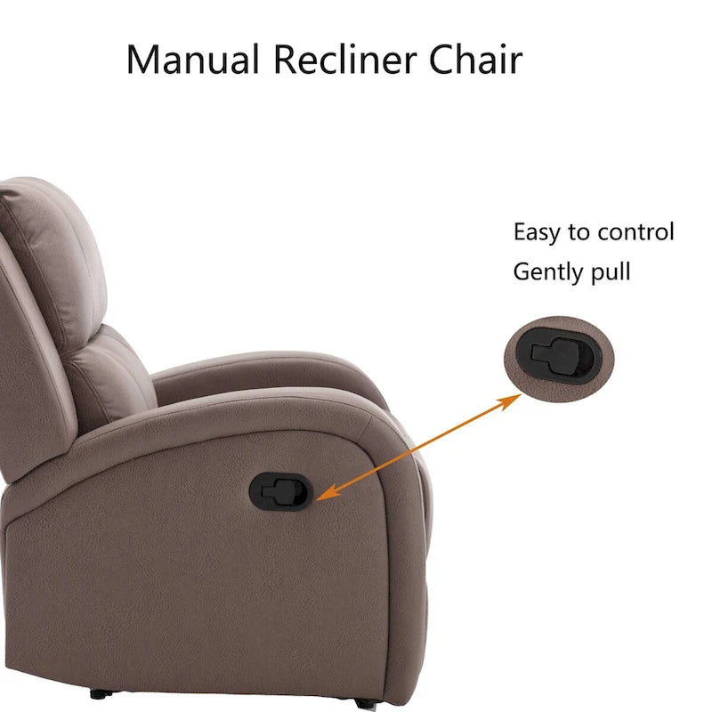 Fauteuil inclinable en similicuir