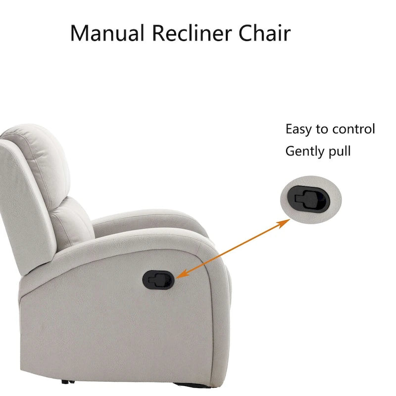 Fauteuil inclinable en similicuir
