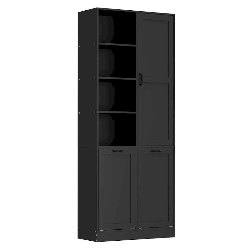 Meuble de buffet blanc élégant avec tiroirs rotatifs Meuble de buanderie