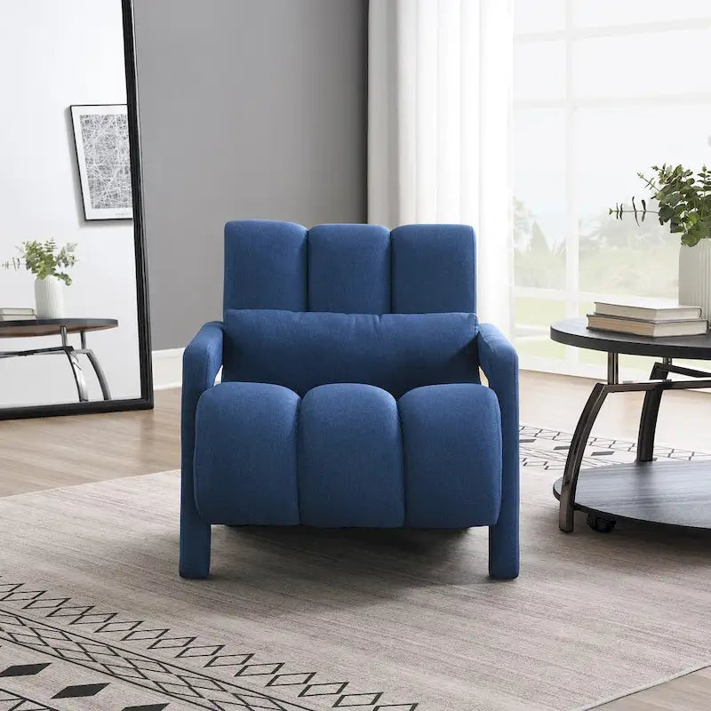 Fauteuil d'appoint moderne rembourré avec coussin