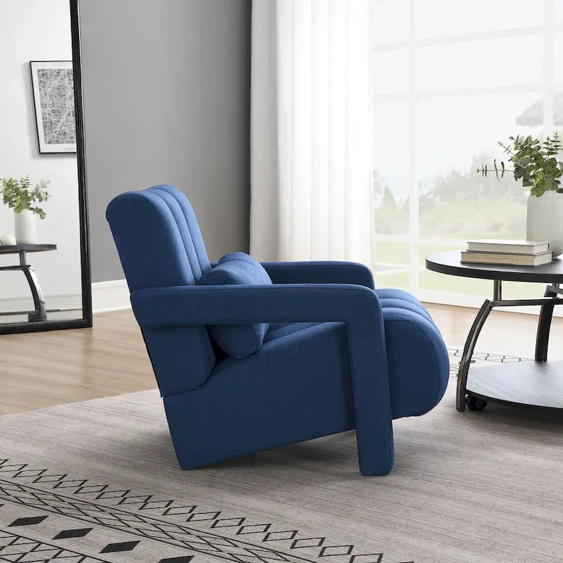 Fauteuil d'appoint moderne rembourré avec coussin