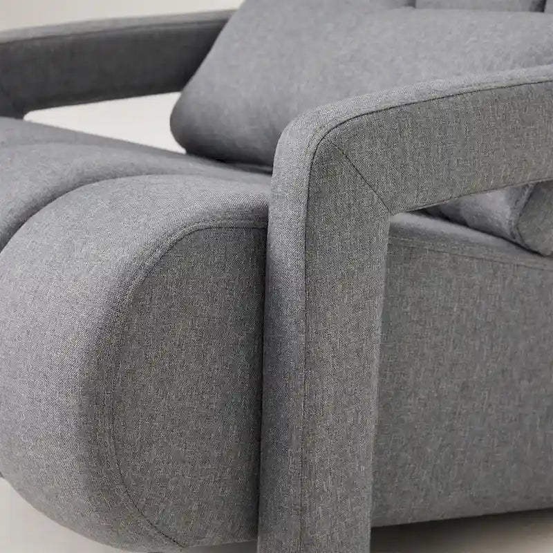 Fauteuil d'appoint moderne rembourré avec coussin
