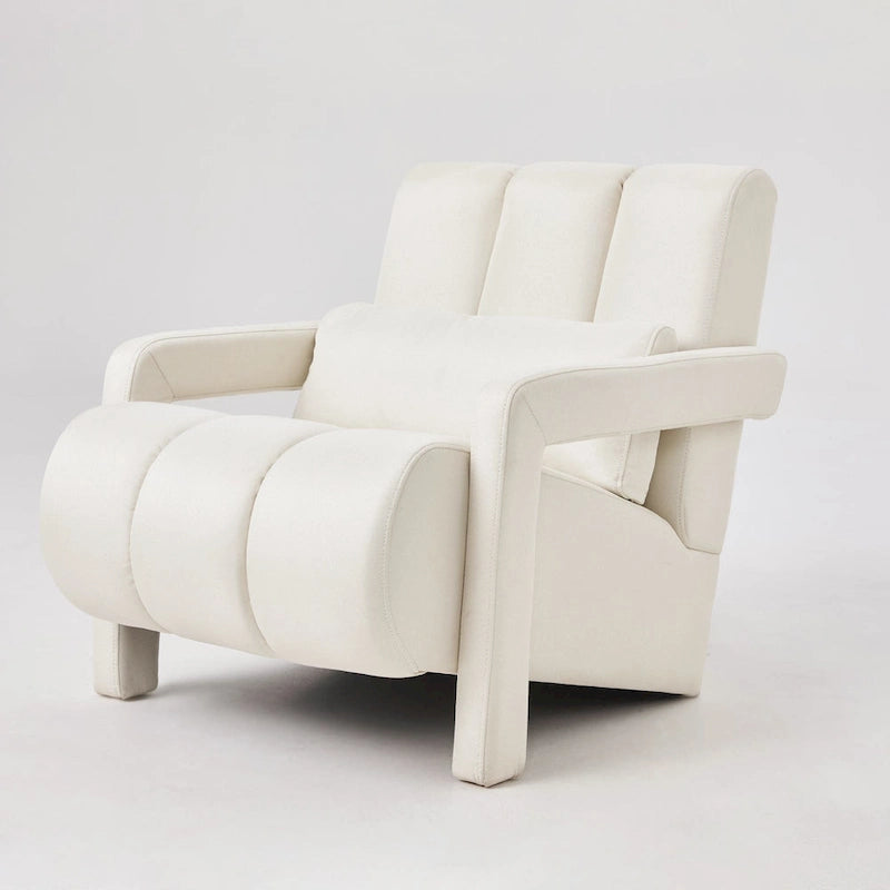 Fauteuil d'appoint moderne rembourré avec coussin