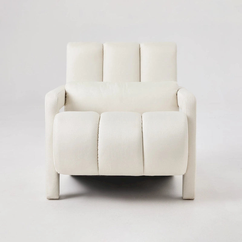 Fauteuil d'appoint moderne rembourré avec coussin