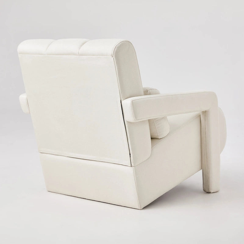 Fauteuil d'appoint moderne rembourré avec coussin