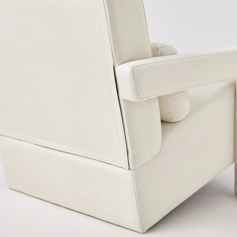 Fauteuil d'appoint moderne rembourré avec coussin