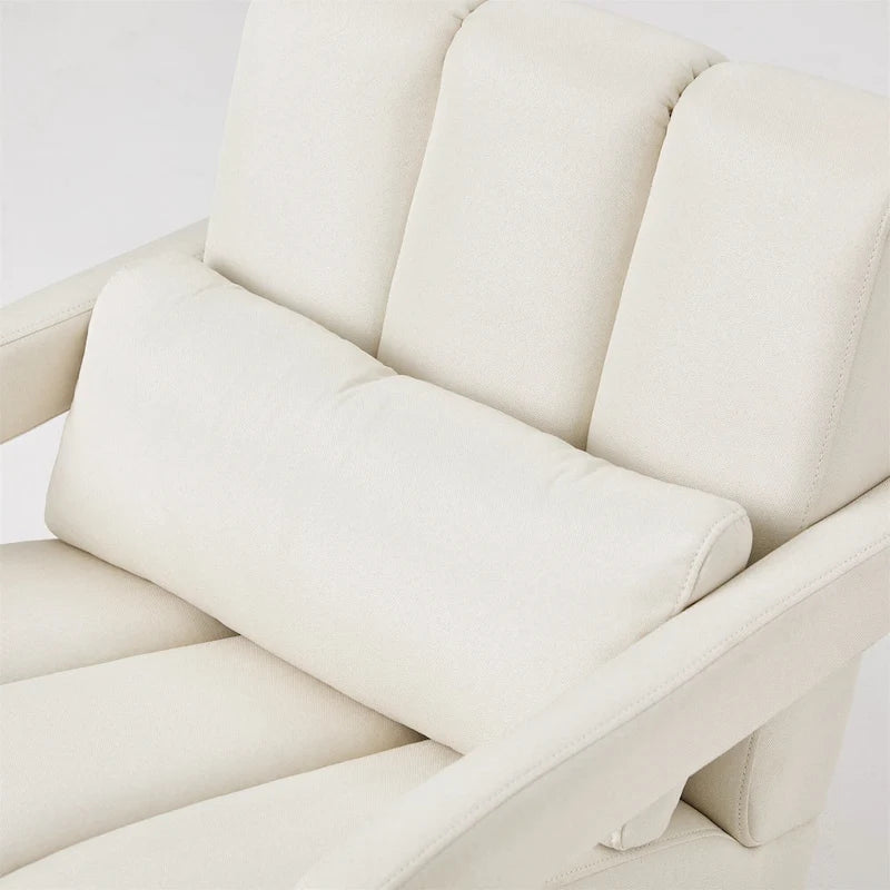 Fauteuil d'appoint moderne rembourré avec coussin