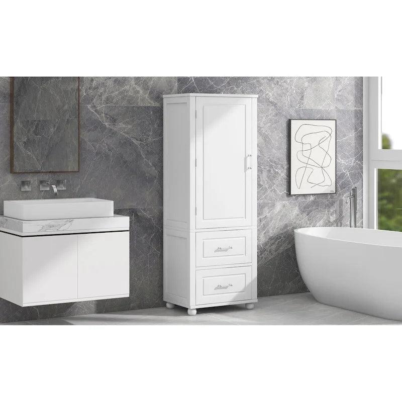 Meuble de rangement haut de salle de bain, Meuble de rangement sur pied