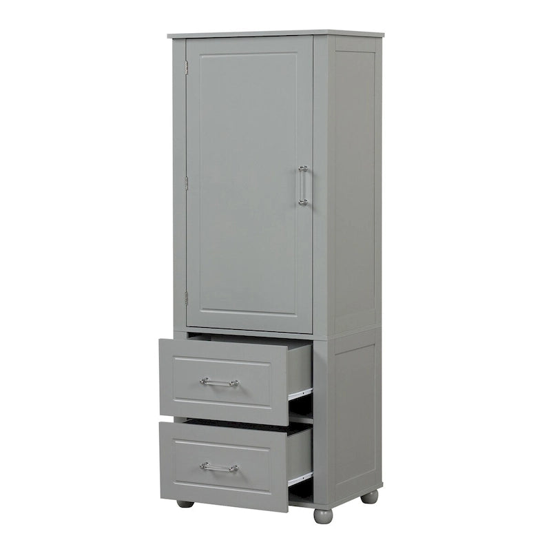 Meuble de rangement haut de salle de bain, Meuble de rangement sur pied