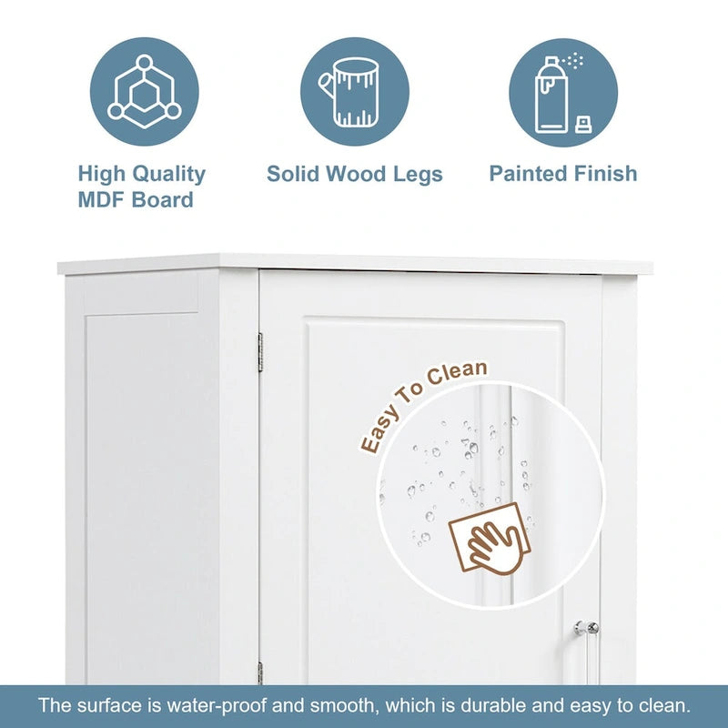 Meuble de rangement haut de salle de bain, Meuble de rangement sur pied