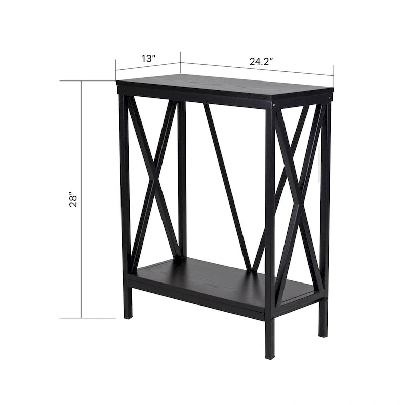 Meuble de support pour aquarium en acier X-Frame de 20 gallons, noir